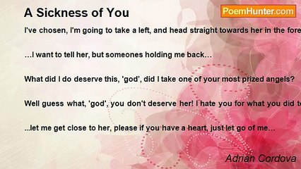 Adrian Cordova - A Sickness of You