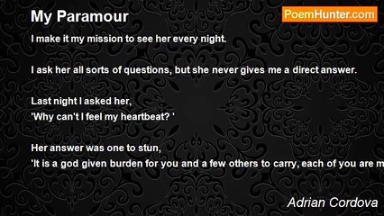 Adrian Cordova - My Paramour