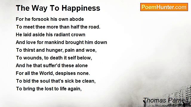 Thomas Parnell - The Way To Happiness