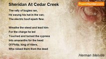Herman Melville - Sheridan At Cedar Creek