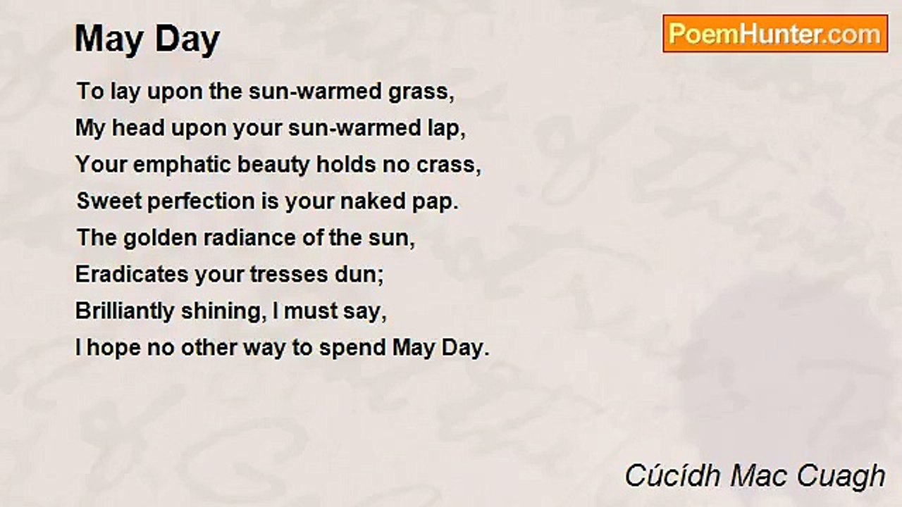 Cúcídh Mac Cuagh - May Day