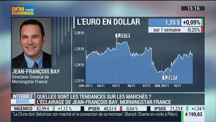 Les tendances sur les marchés: Jean-François Bay - 10/11