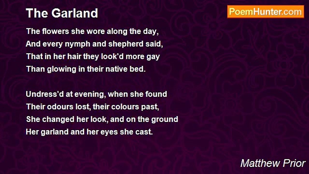 Matthew Prior - The Garland