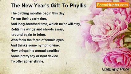Matthew Prior - The New Year's Gift To Phyllis