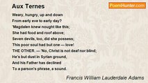 Francis William Lauderdale Adams - Aux Ternes