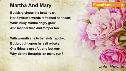 John Newton - Martha And Mary
