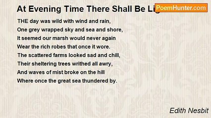 Edith Nesbit - At Evening Time There Shall Be Light