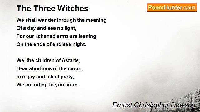 Ernest Christopher Dowson - The Three Witches