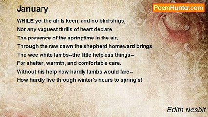 Edith Nesbit - January