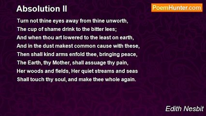 Edith Nesbit - Absolution II