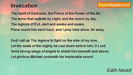 Edith Nesbit - Invocation