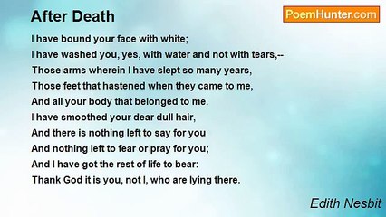 Edith Nesbit - After Death