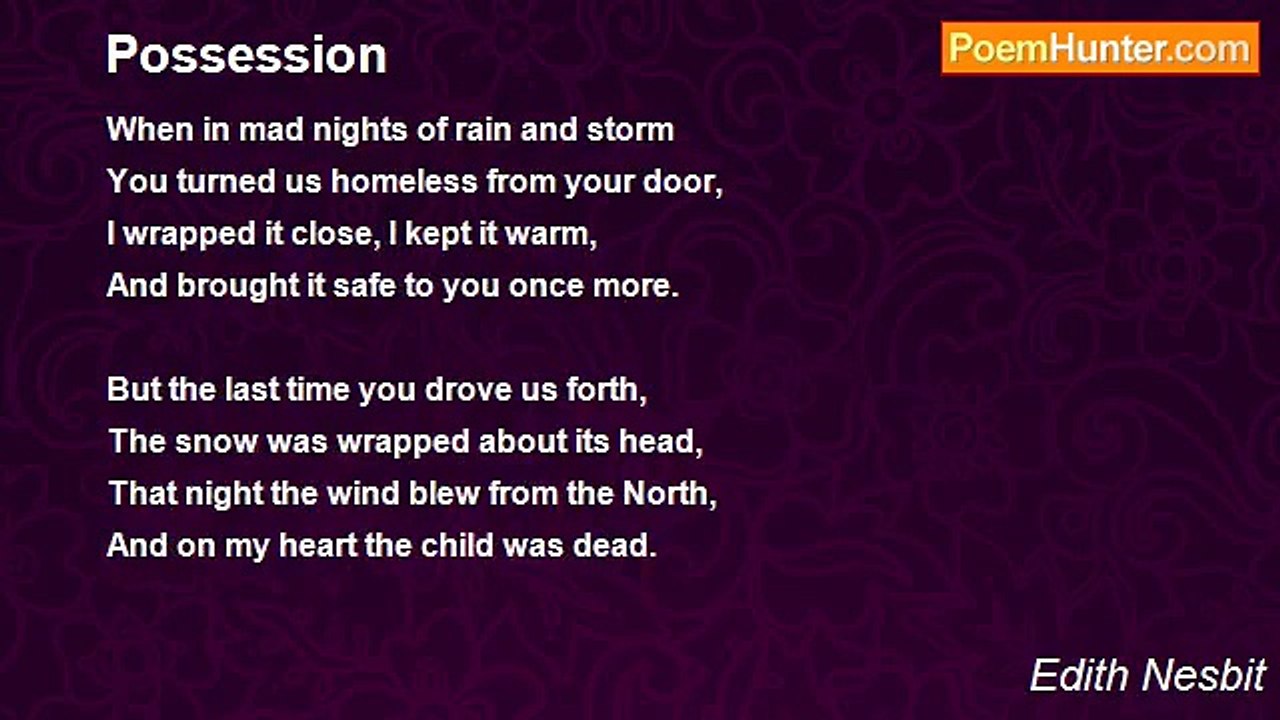 Edith Nesbit - Possession