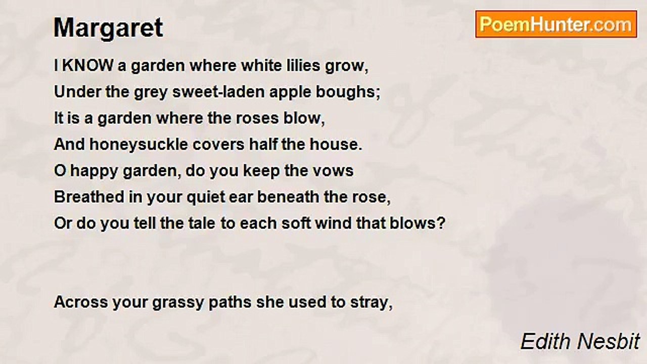 Edith Nesbit - Margaret