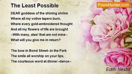 Edith Nesbit - The Least Possible