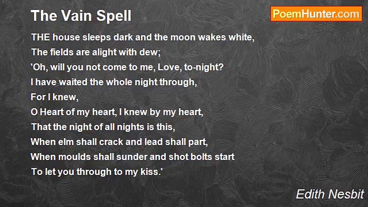 Edith Nesbit - The Vain Spell