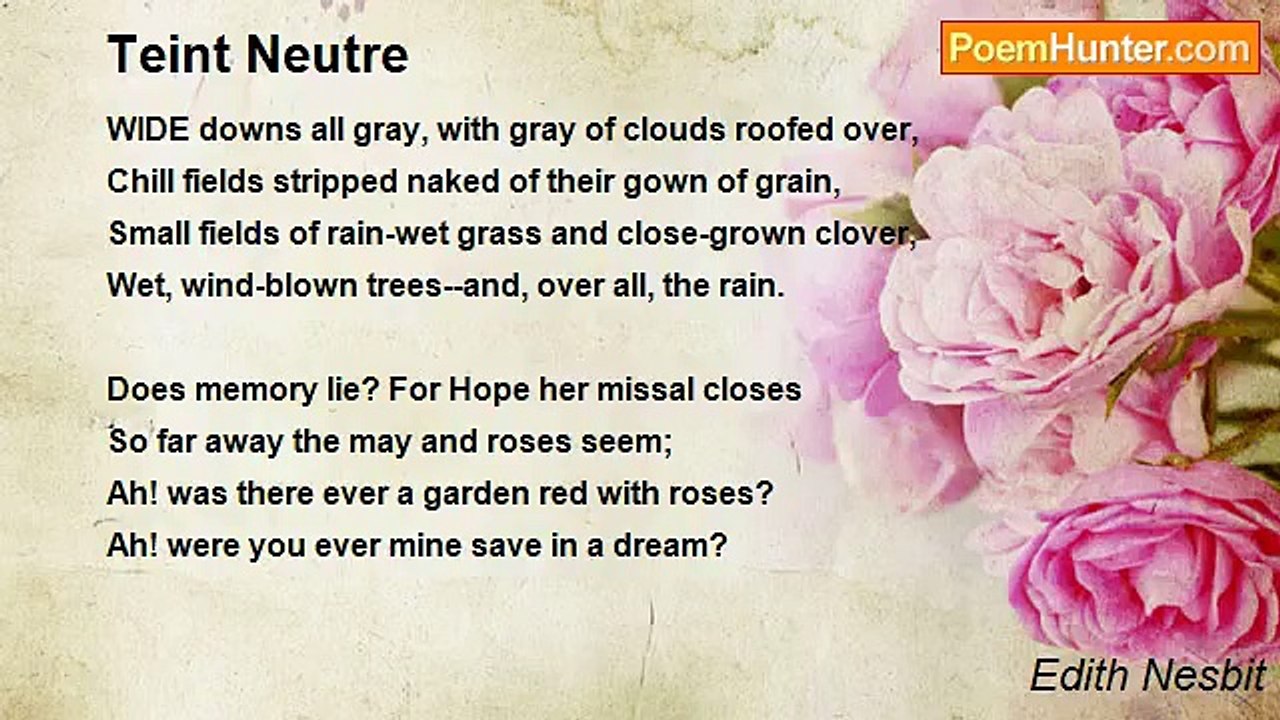 Edith Nesbit - Teint Neutre