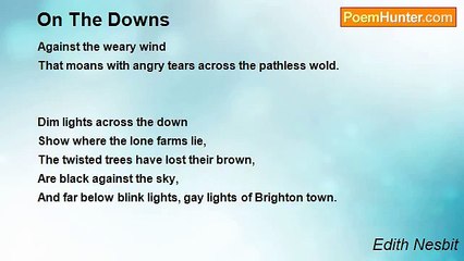 Edith Nesbit - On The Downs