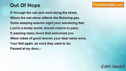 Edith Nesbit - Out Of Hope