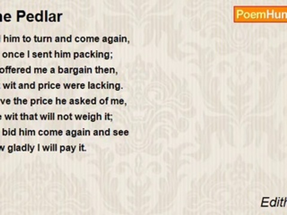 Edith Nesbit - The Pedlar