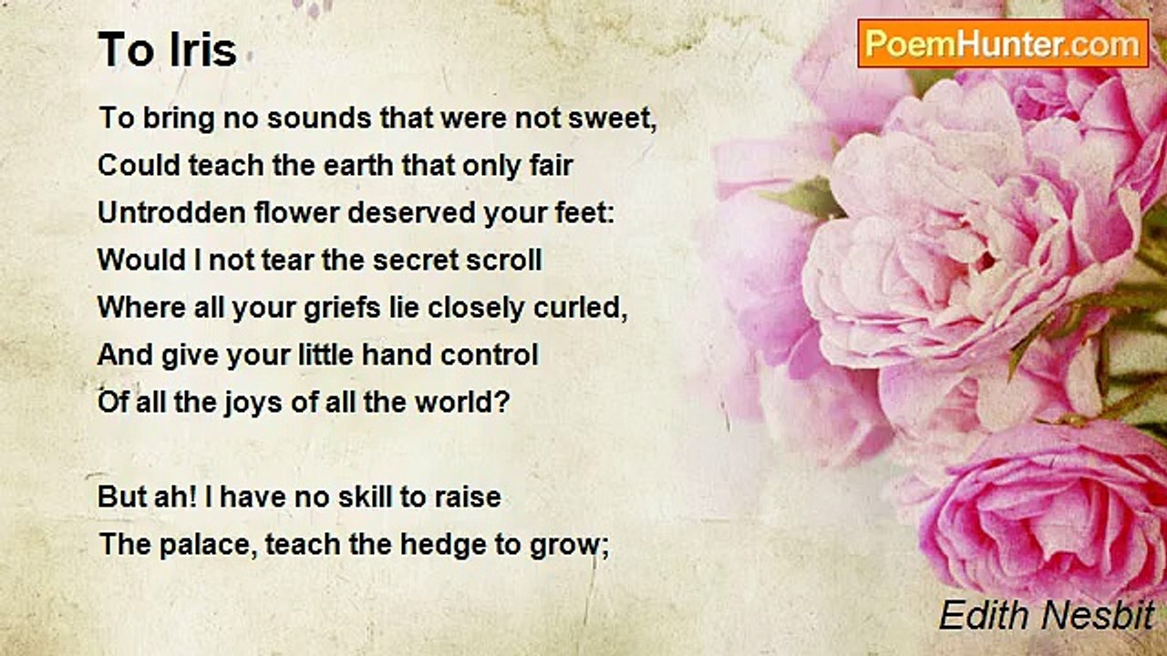Edith Nesbit - To Iris