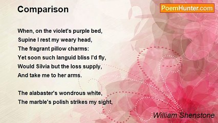 William Shenstone - Comparison