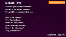 Adelaide Crapsey - Milking Time