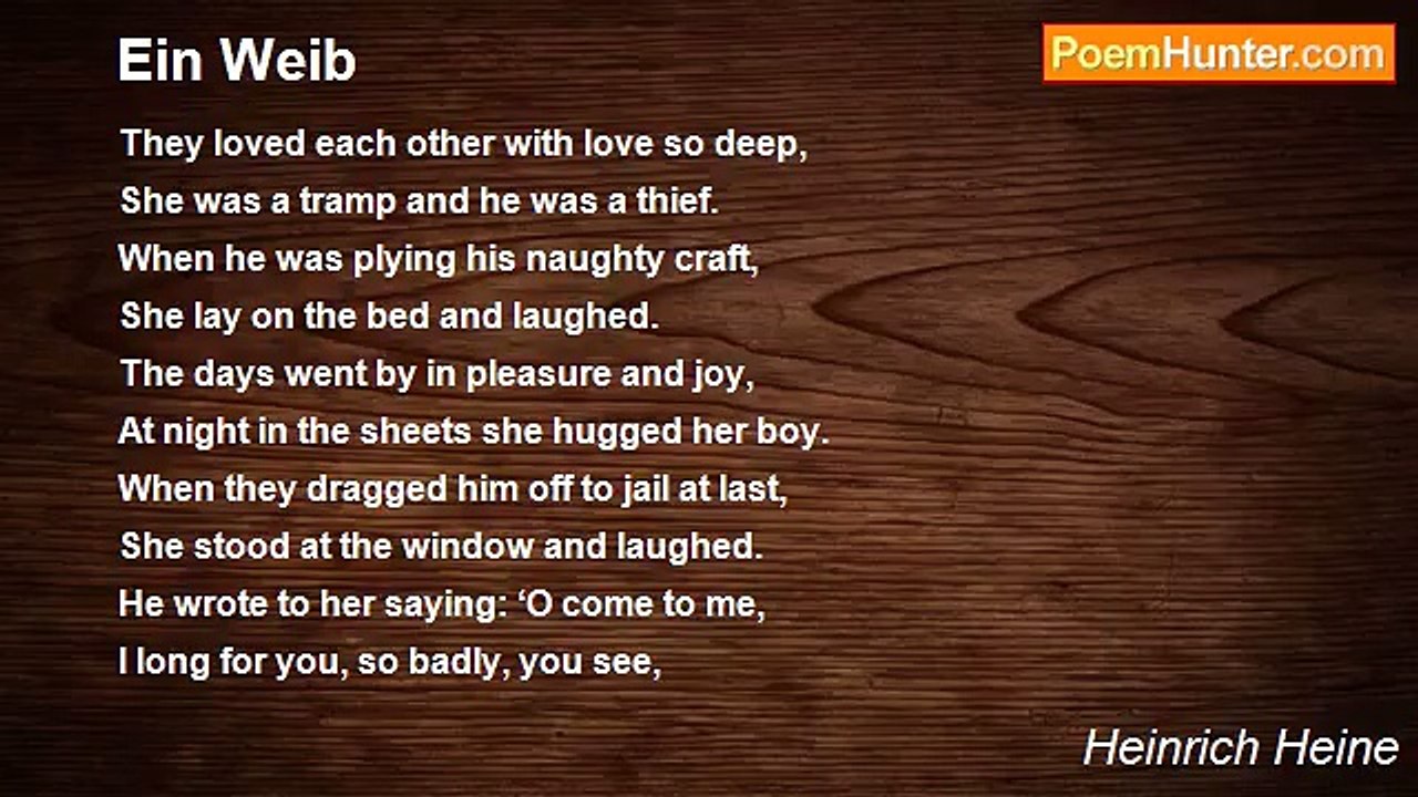 Heinrich Heine - Ein Weib