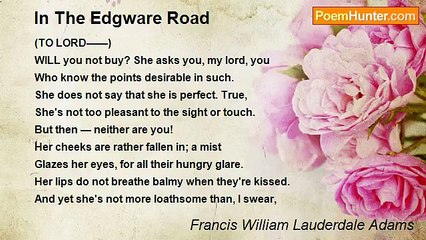 Francis William Lauderdale Adams - In The Edgware Road