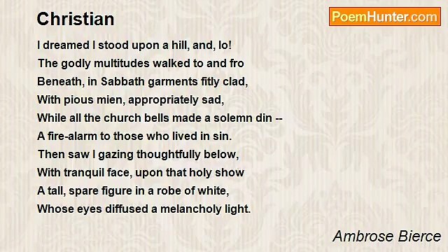 Ambrose Bierce - Christian