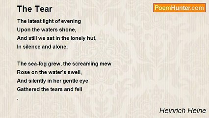 Heinrich Heine - The Tear
