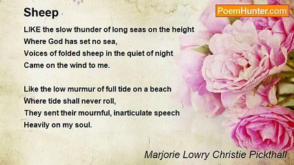 Marjorie Lowry Christie Pickthall - Sheep