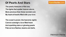 Heinrich Heine - Of Pearls And Stars