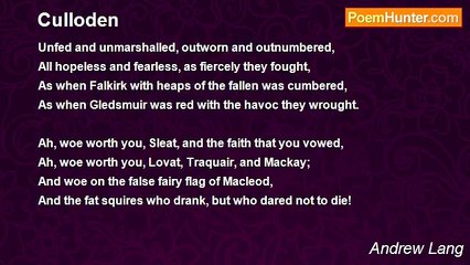 Andrew Lang - Culloden