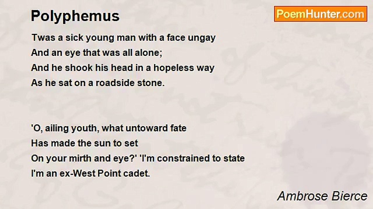 Ambrose Bierce - Polyphemus