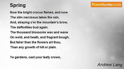 Andrew Lang - Spring