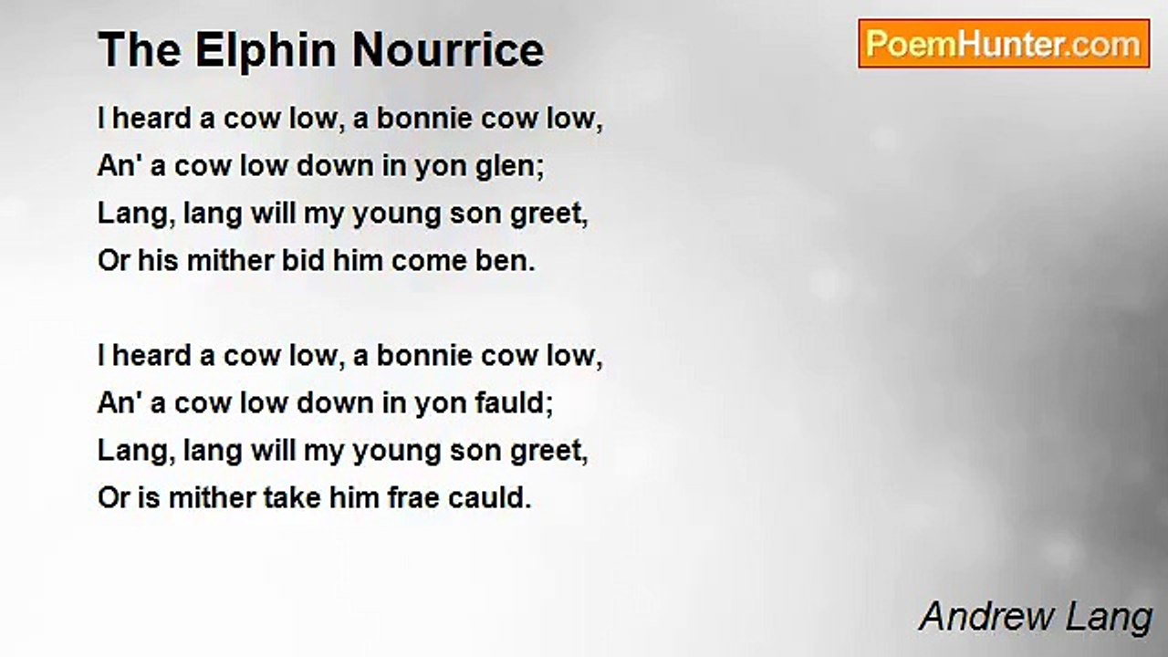 Andrew Lang - The Elphin Nourrice