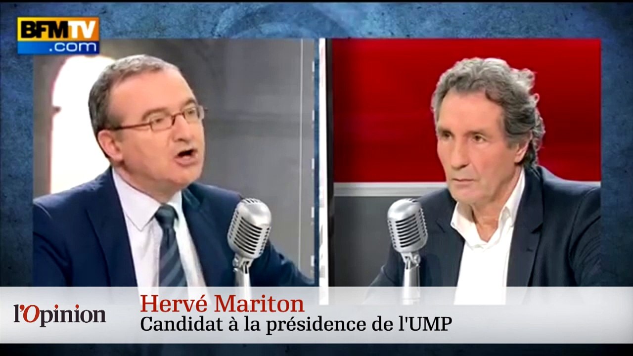 Le Top Flop : Hervé Mariton, "avec les impôts" Hollande est comme un "alcoolique" / Le lapsus de Jean-Jacques Bourdin