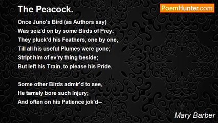 Mary Barber - The Peacock.