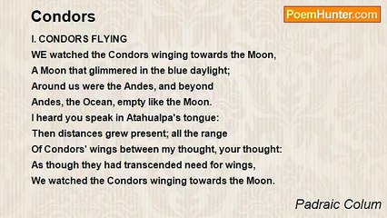 Padraic Colum - Condors