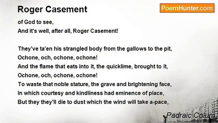 Padraic Colum - Roger Casement
