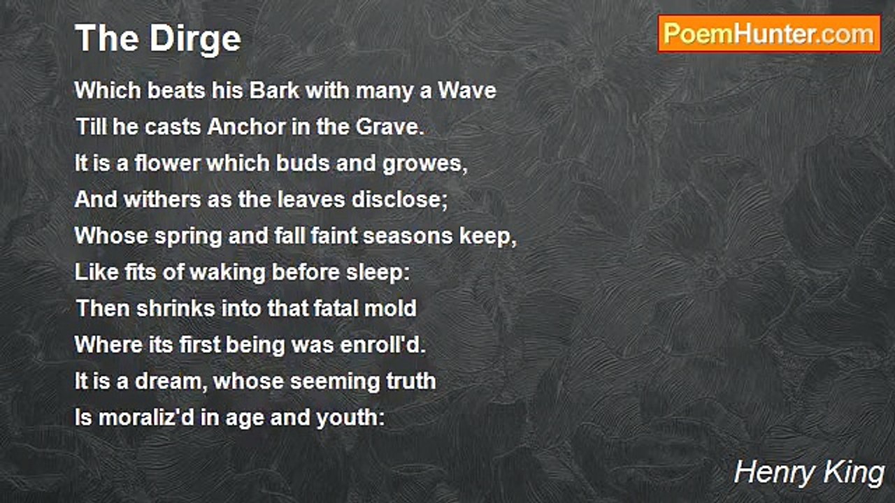 Henry King - The Dirge