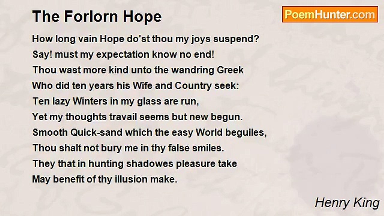 Henry King - The Forlorn Hope