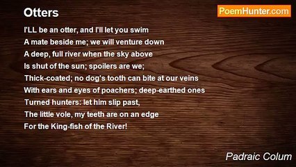 Padraic Colum - Otters