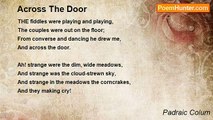 Padraic Colum - Across The Door