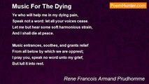 Rene Francois Armand Prudhomme - Music For The Dying