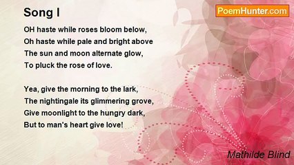 Mathilde Blind - Song I