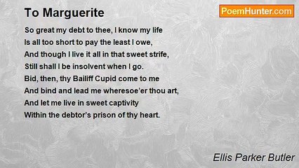 Ellis Parker Butler - To Marguerite