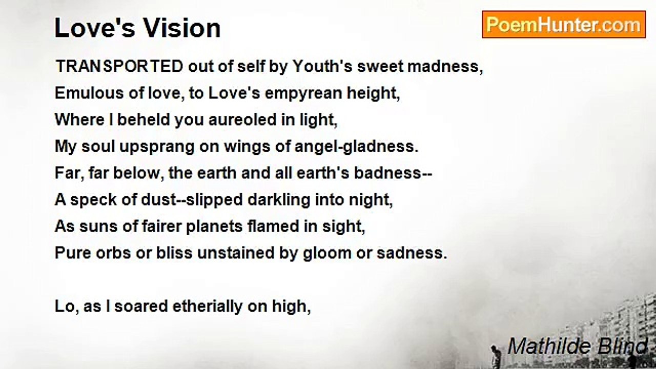 Mathilde Blind - Love's Vision