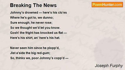 Joseph Furphy - Breaking The News